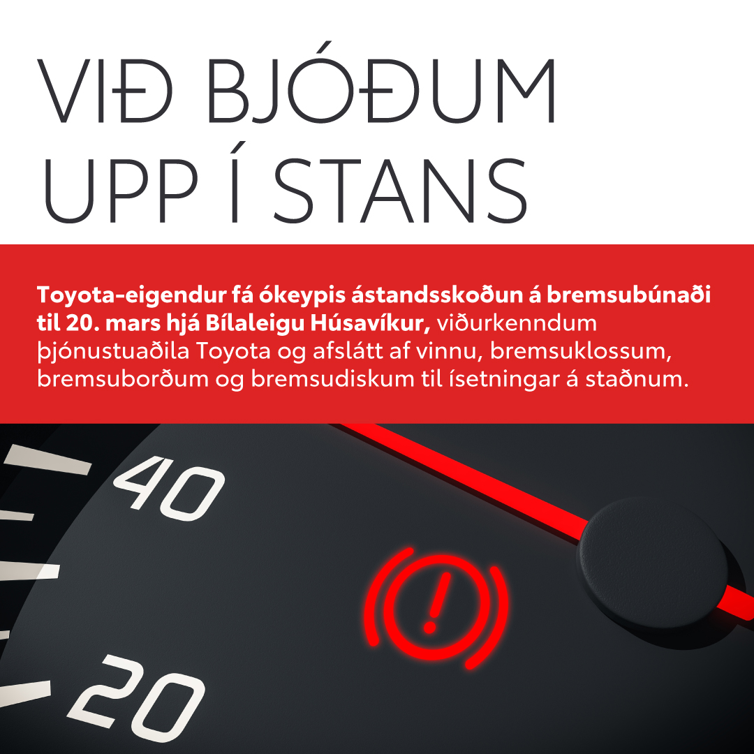 Toy Bremsur BilaleigaHusavikur SoMe 1080x1080 txt